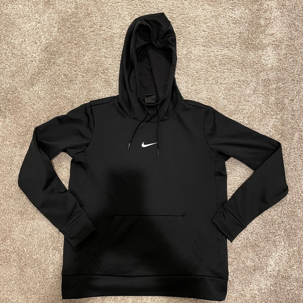 Black Nike Dri-Fit Funnel Neck Hoodie Sweatshirt